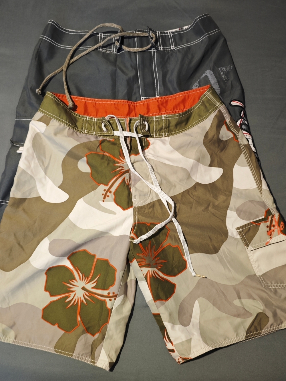 2 Pair of Aeropostale Men's Aero Surf Board Short Swim Trunk Multi Color Size 32
